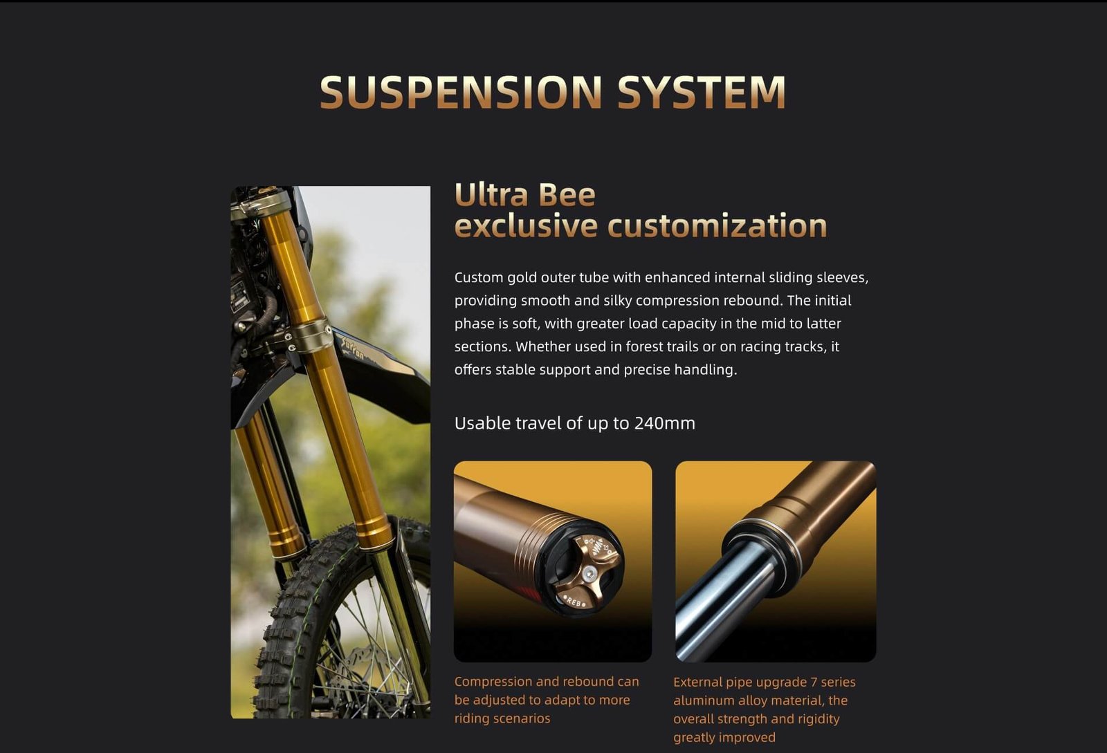 Buy New ultra bee electric bike Online | Surron Ultra Bee T - Image 2
